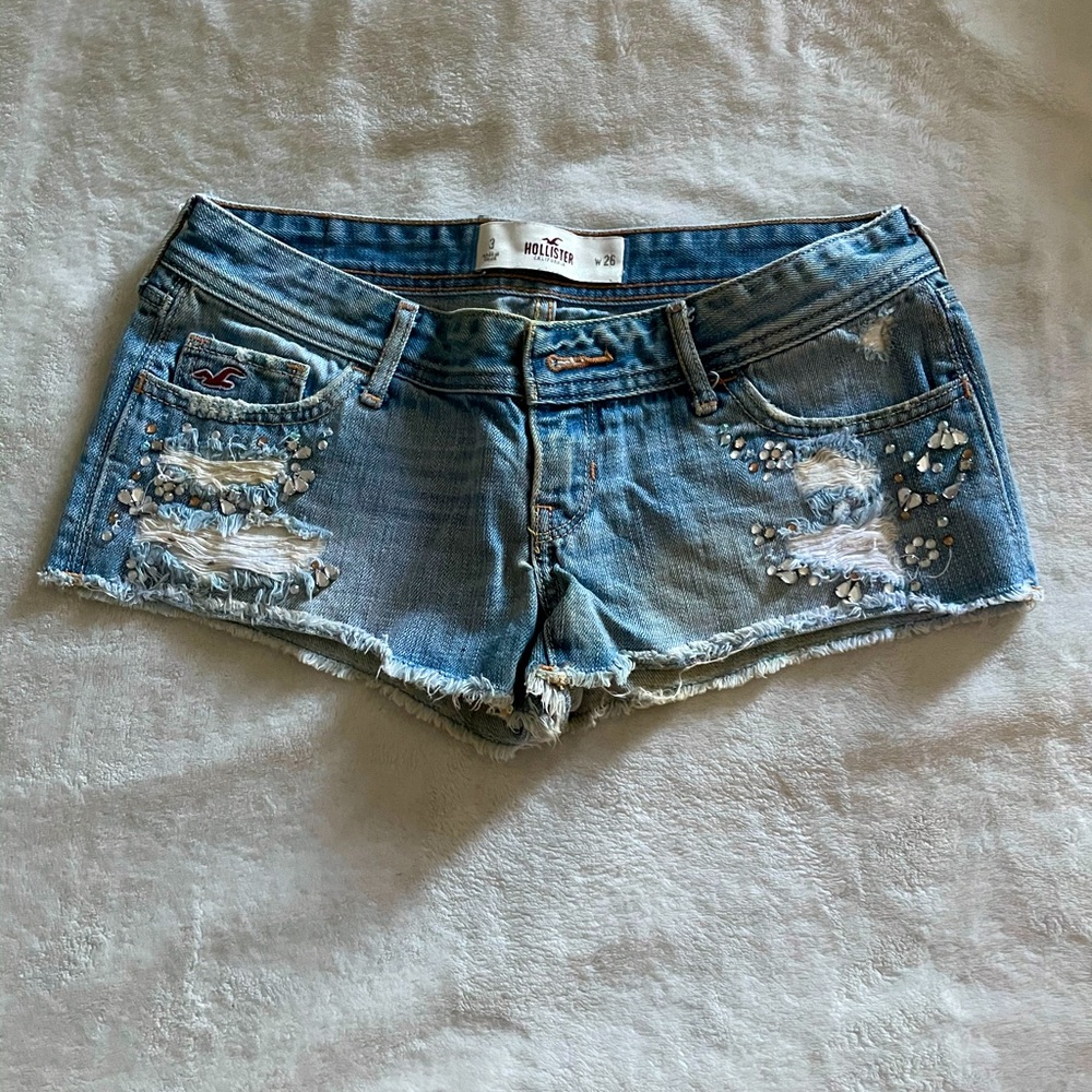 Embellished jean short 💎